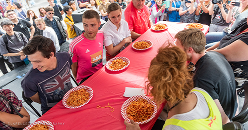 PASTA EATING CONTEST - ADULTS