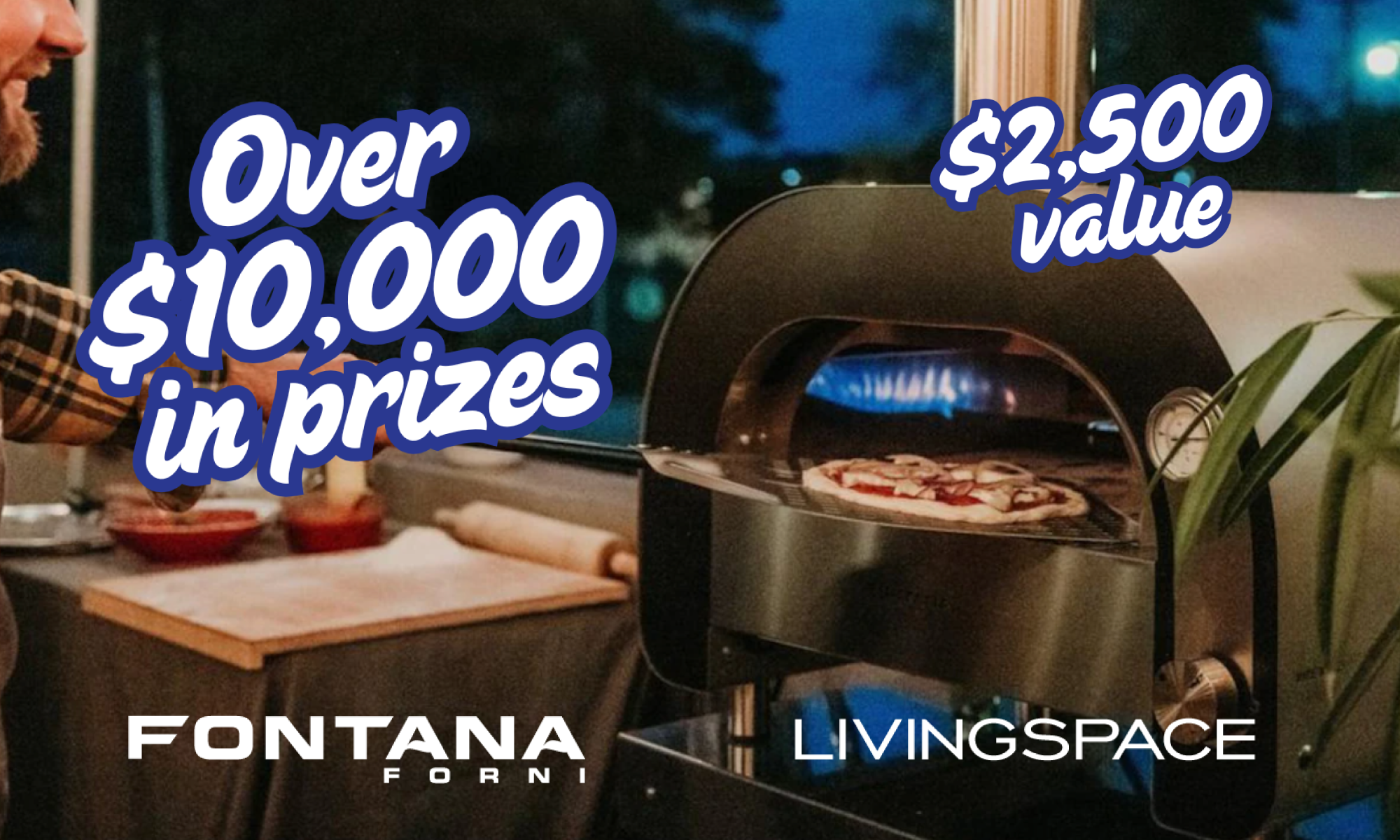 2ND PRIZE: MAESTRO 60 GAS OVEN BY FONTANA FORNI | $2,500 VALUE